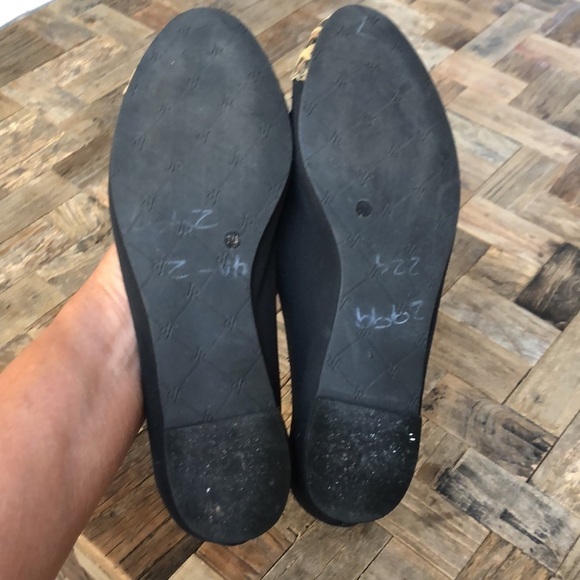 Jack Rogers Bree Stretch Black Cheetah Flats - Picture 9 of 10